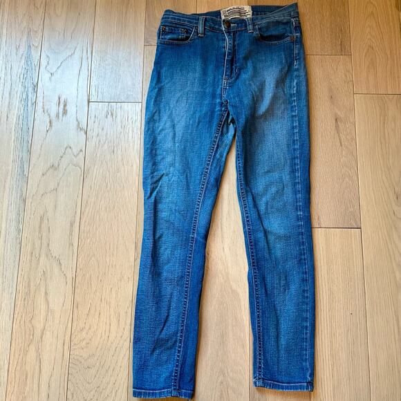 Free People Women's High Rise Denim Straight Leg Jeans 27 - Picture 2 of 6
